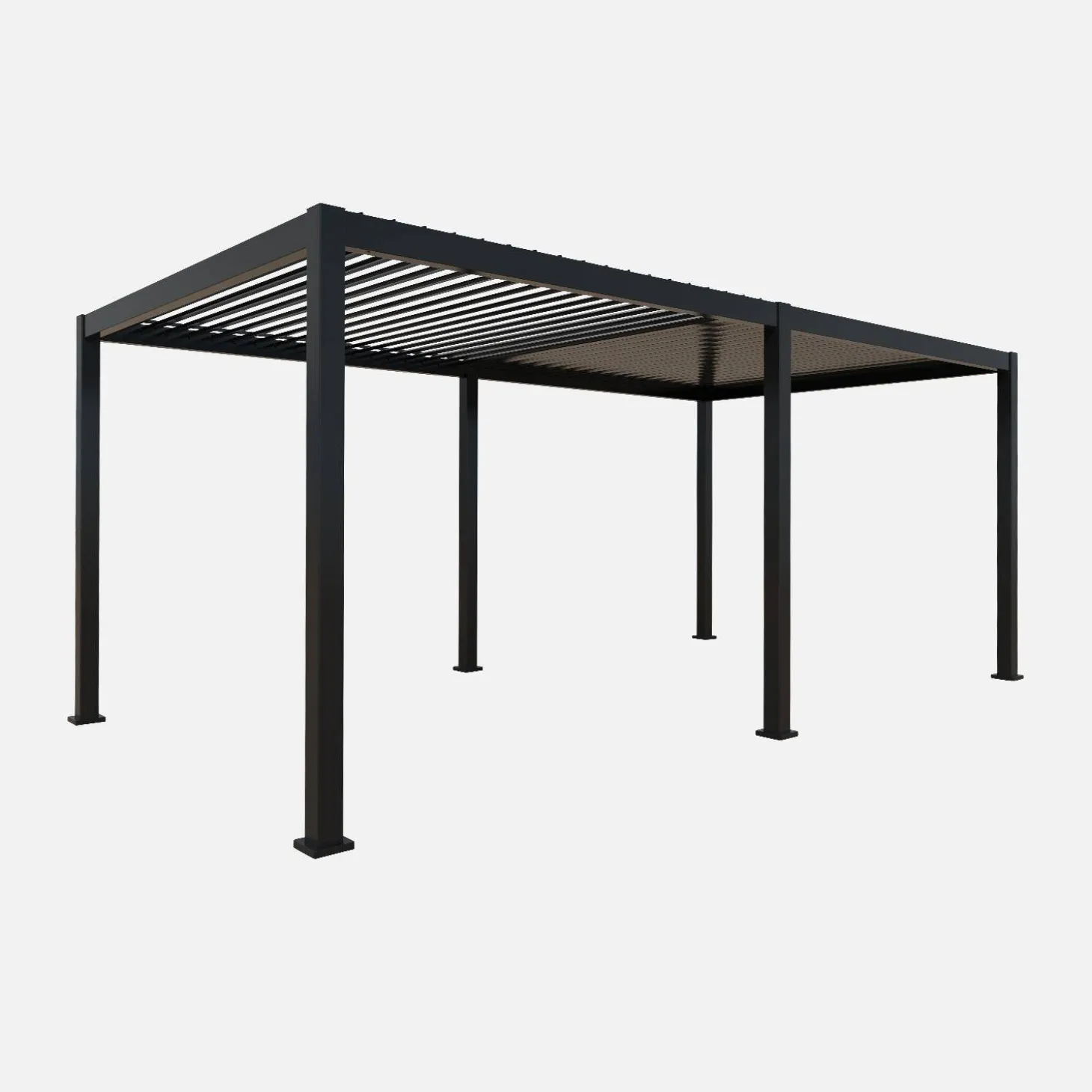Louvered pergola aluminium 6 x 3m and 4 3m blinds