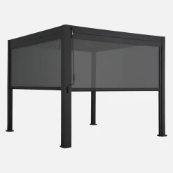 Louvered pergola aluminium 3 x 3m V2 and 2 3m blinds