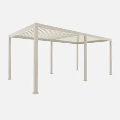 Louvered pergola aluminium 6x3m