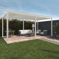 Louvered pergola aluminium 6x3m