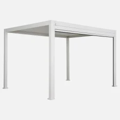 Louvered pergola aluminium 4 x 3m and a 4m blind