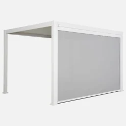 Louvered pergola aluminium 4 x 3m and a 4m blind