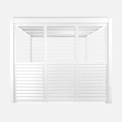 Louvered pergola Triomphe 3x4m + 3 adjustable slat louvers 100cm