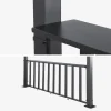Louvered pergola 3x3m and 3m narrow counter