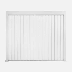 Louvered pergola 4x3m and 3m vertical adjustable louver panel