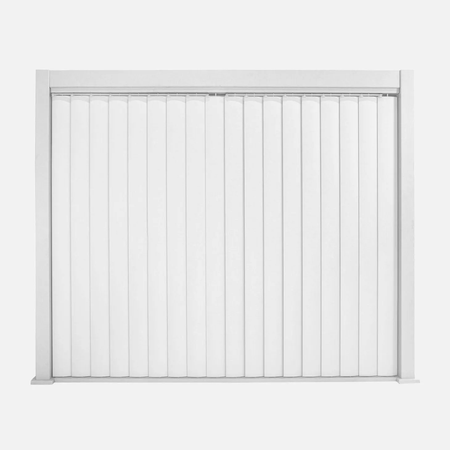 Louvered pergola 4x3m and 3m vertical adjustable louver panel
