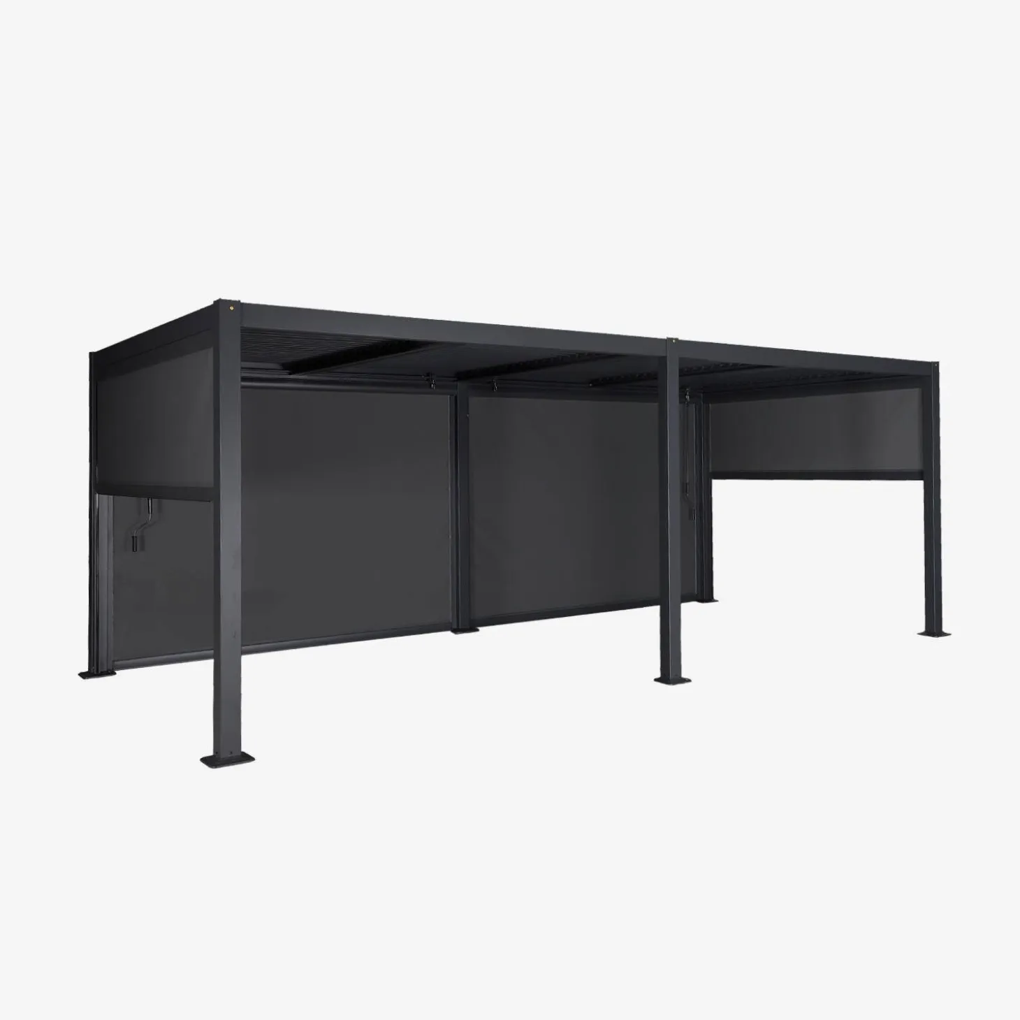 Louvered pergola 6 x 3m + 4 3m blinds