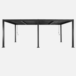 Louvered pergola 6 x 3m + 2 3m blinds