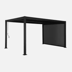 Louvered pergola 4 x 3m with a 3m blind
