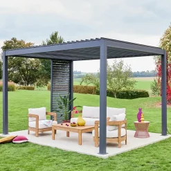 Louver panel aluminium 100cm for Triomphe pergola