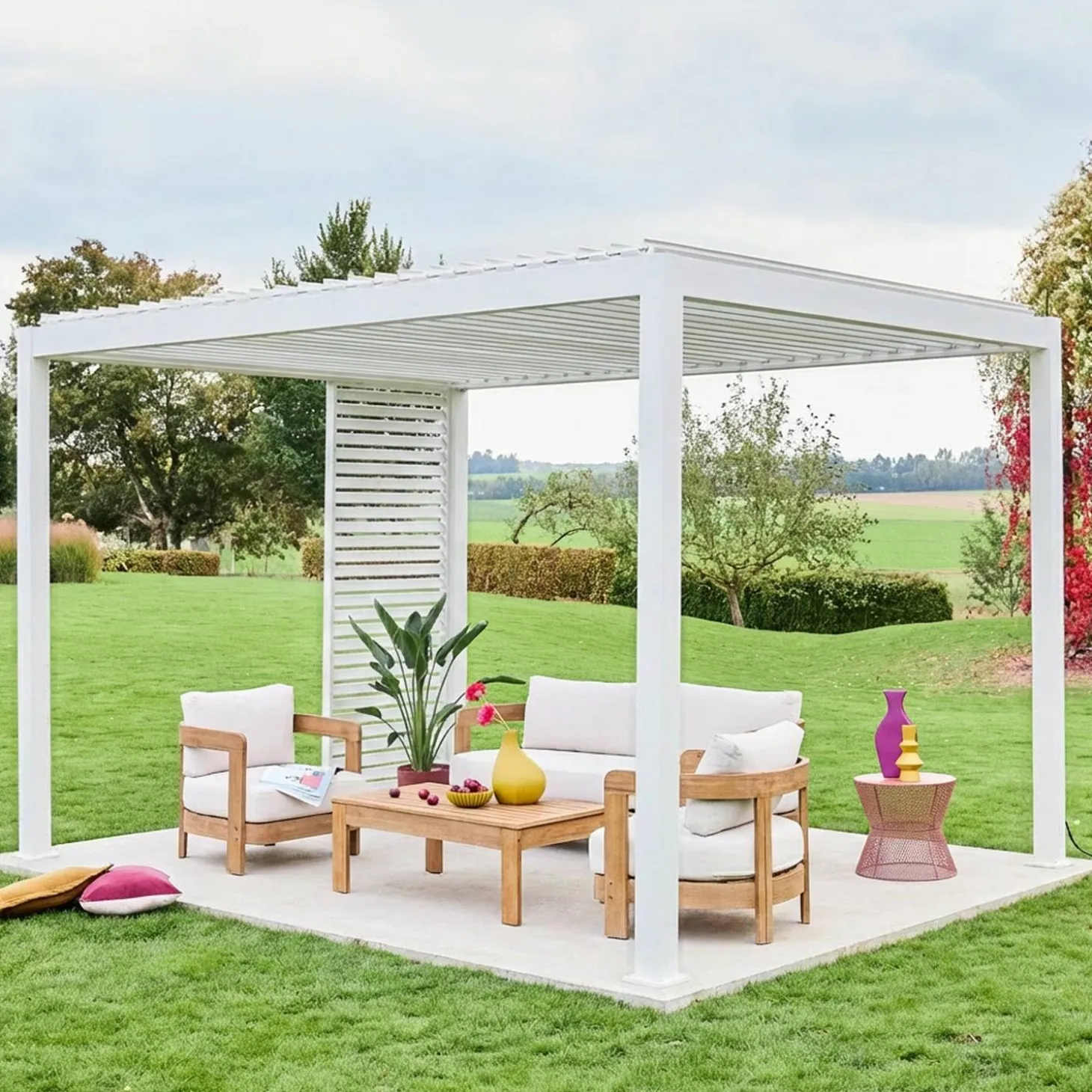Louver panel aluminium 100cm for Triomphe pergola