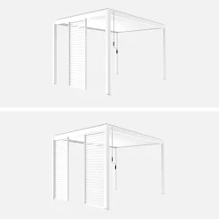 Louver panel aluminium 100cm for Triomphe pergola