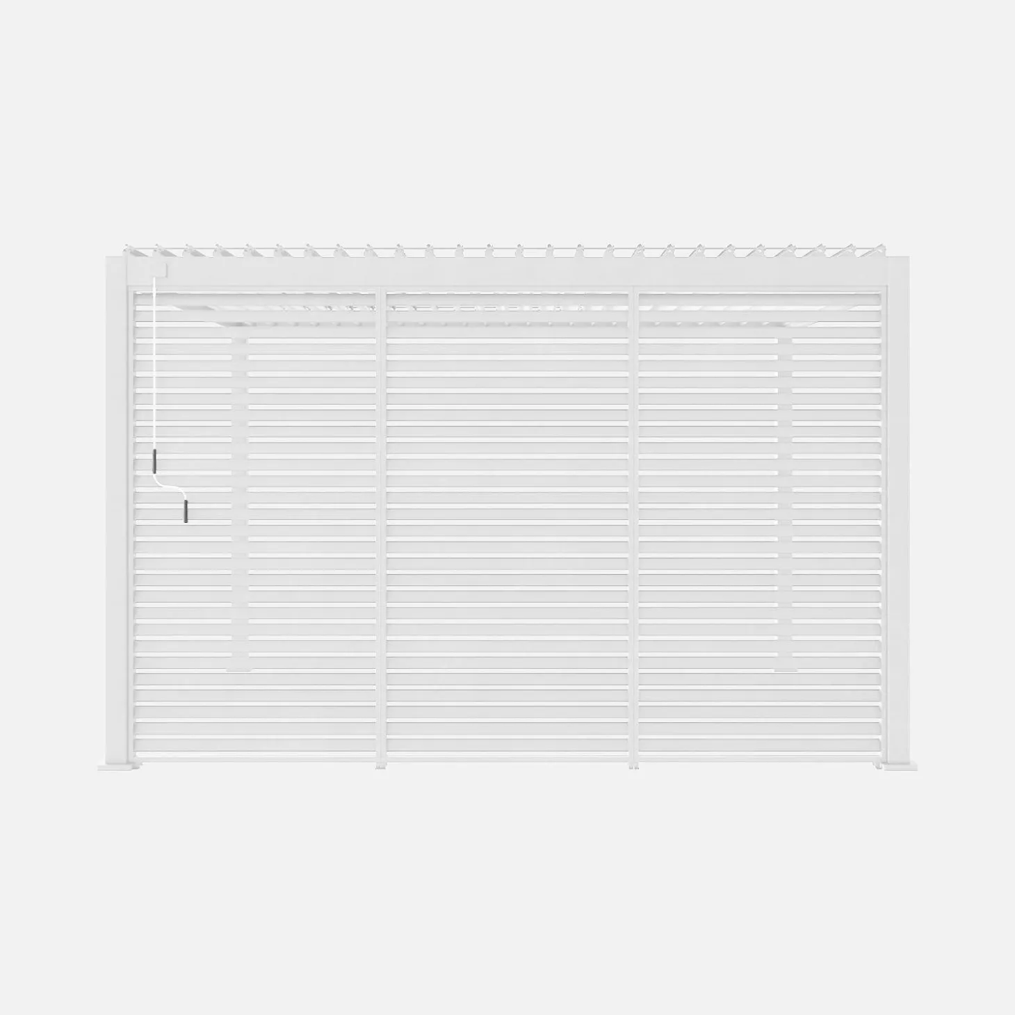 Louver panel aluminium 130cm for Triomphe pergola