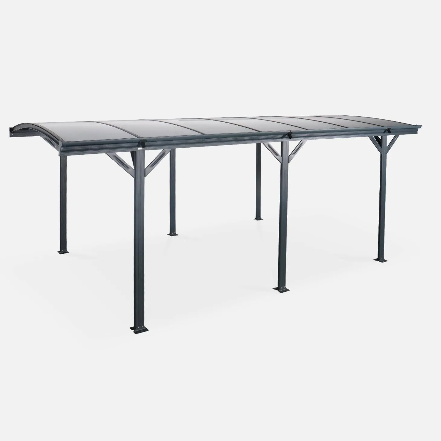 15m² aluminium and polycarbonate carport