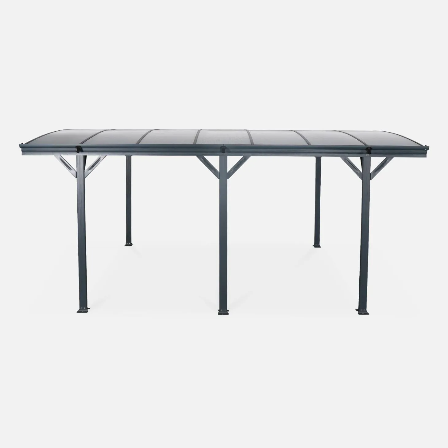 15m² aluminium and polycarbonate carport