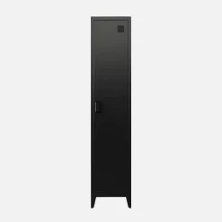 Metal cabinet/locker with 4 storage compartments, industrial-style