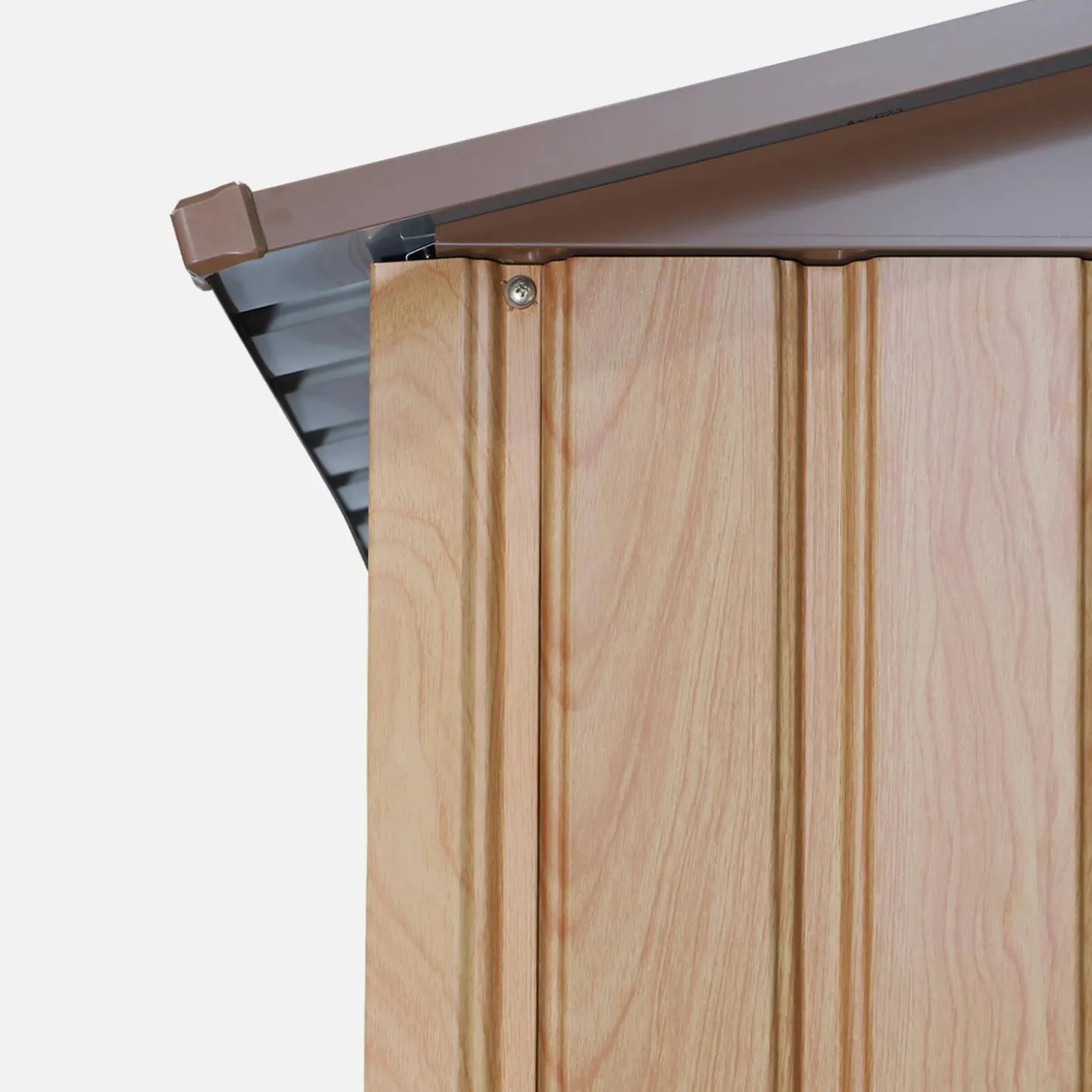 Metal garden shed 5.29m² with anchoring kit
