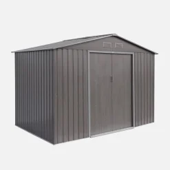 Metal garden shed 5.29m² with anchoring kit