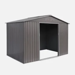 Metal garden shed 5.29m² with anchoring kit
