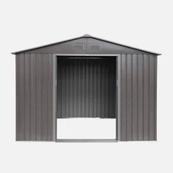 Metal garden shed 5.29m² with anchoring kit