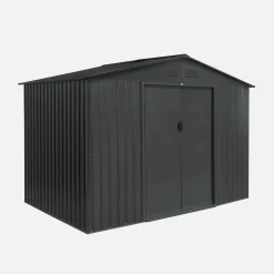Metal garden shed 5.29m² with anchoring kit