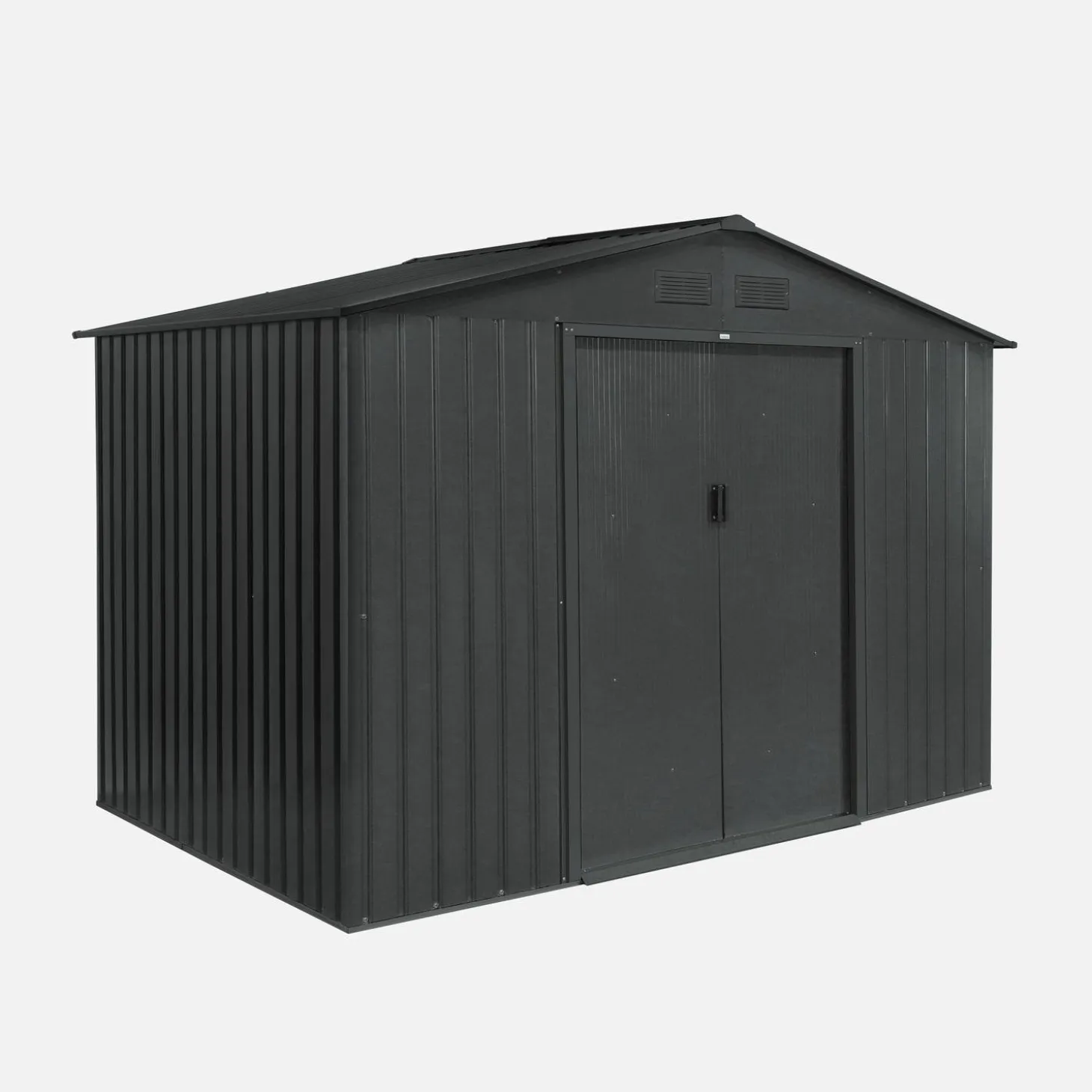 Metal garden shed 5.29m² with anchoring kit