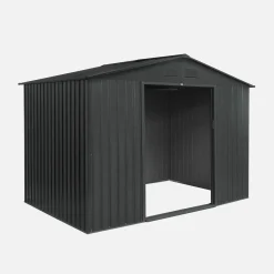 Metal garden shed 5.29m² with anchoring kit