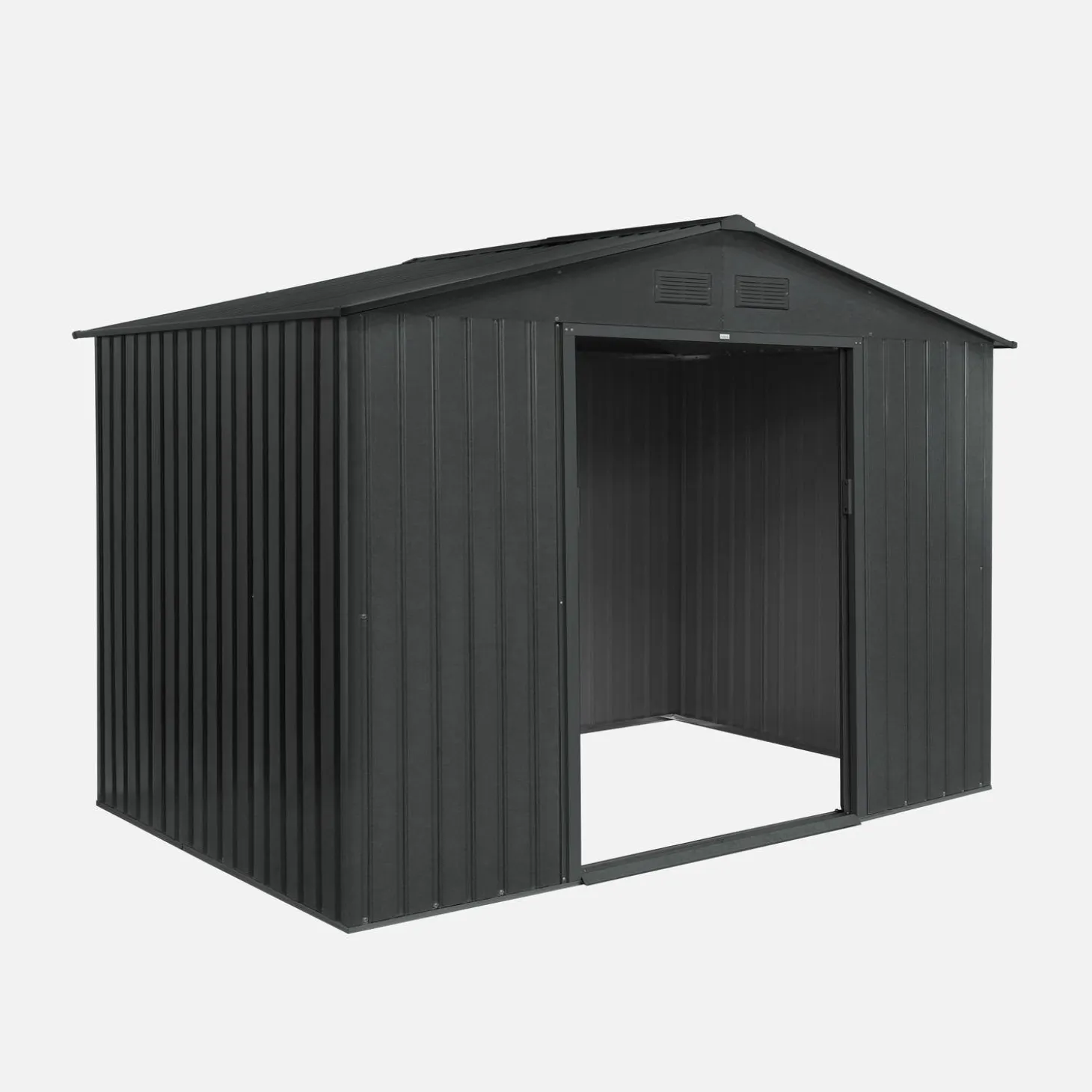 Metal garden shed 5.29m² with anchoring kit