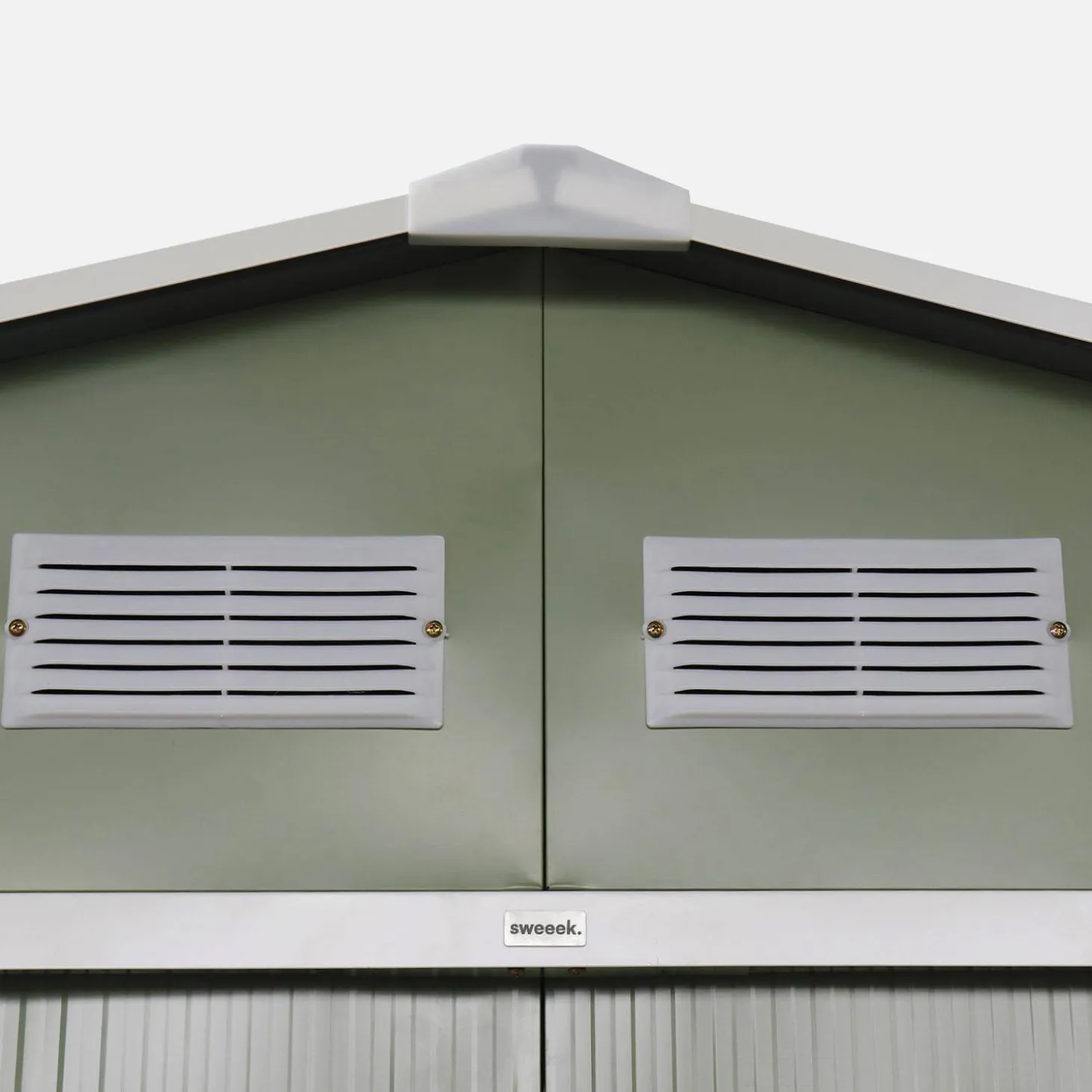 Metal garden shed 5.29m² with anchoring kit