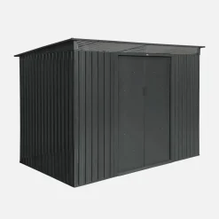 Metal garden shed 4.85m2 with skylight