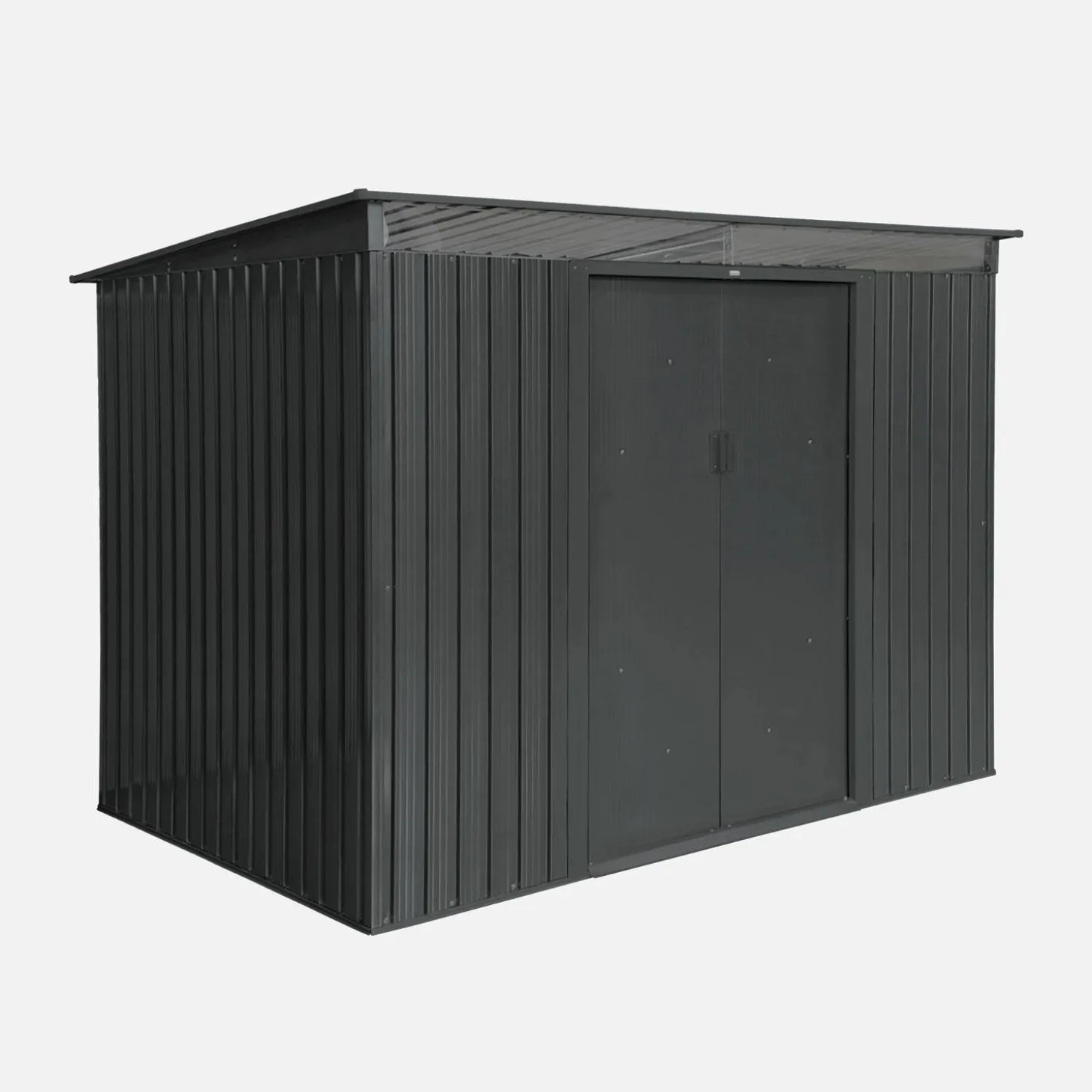 Metal garden shed 4.85m2 with skylight
