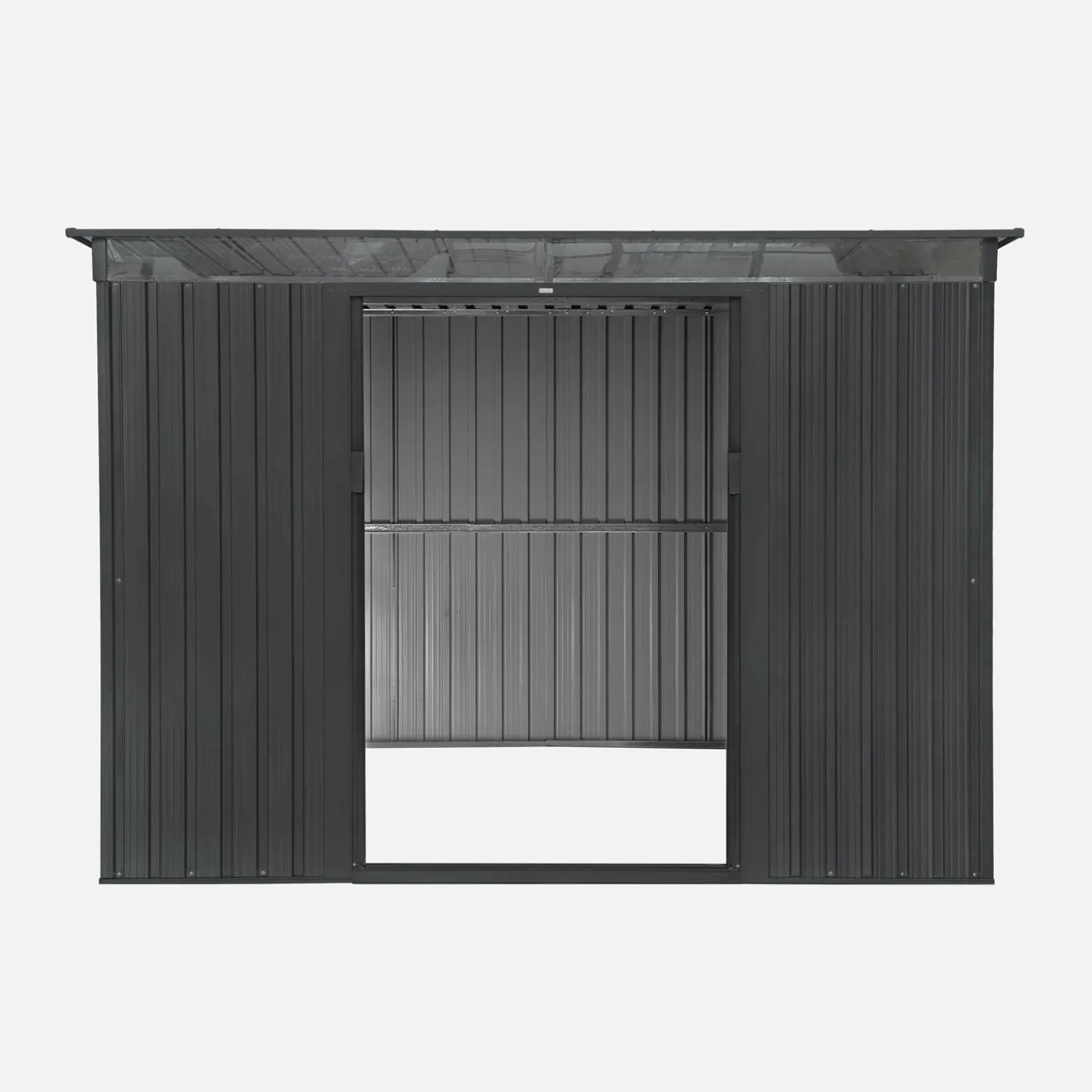 Metal garden shed 4.85m2 with skylight