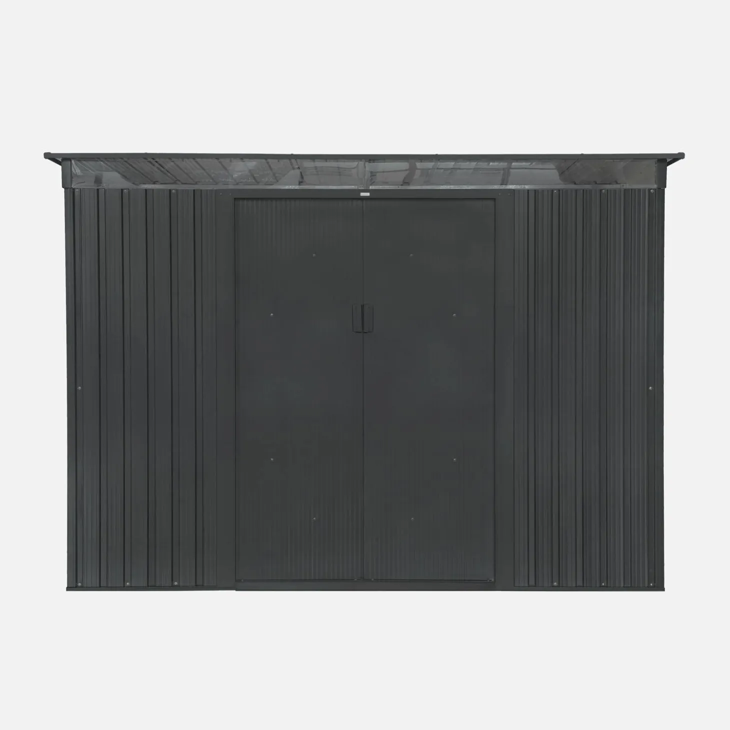 Metal garden shed 4.85m2 with skylight