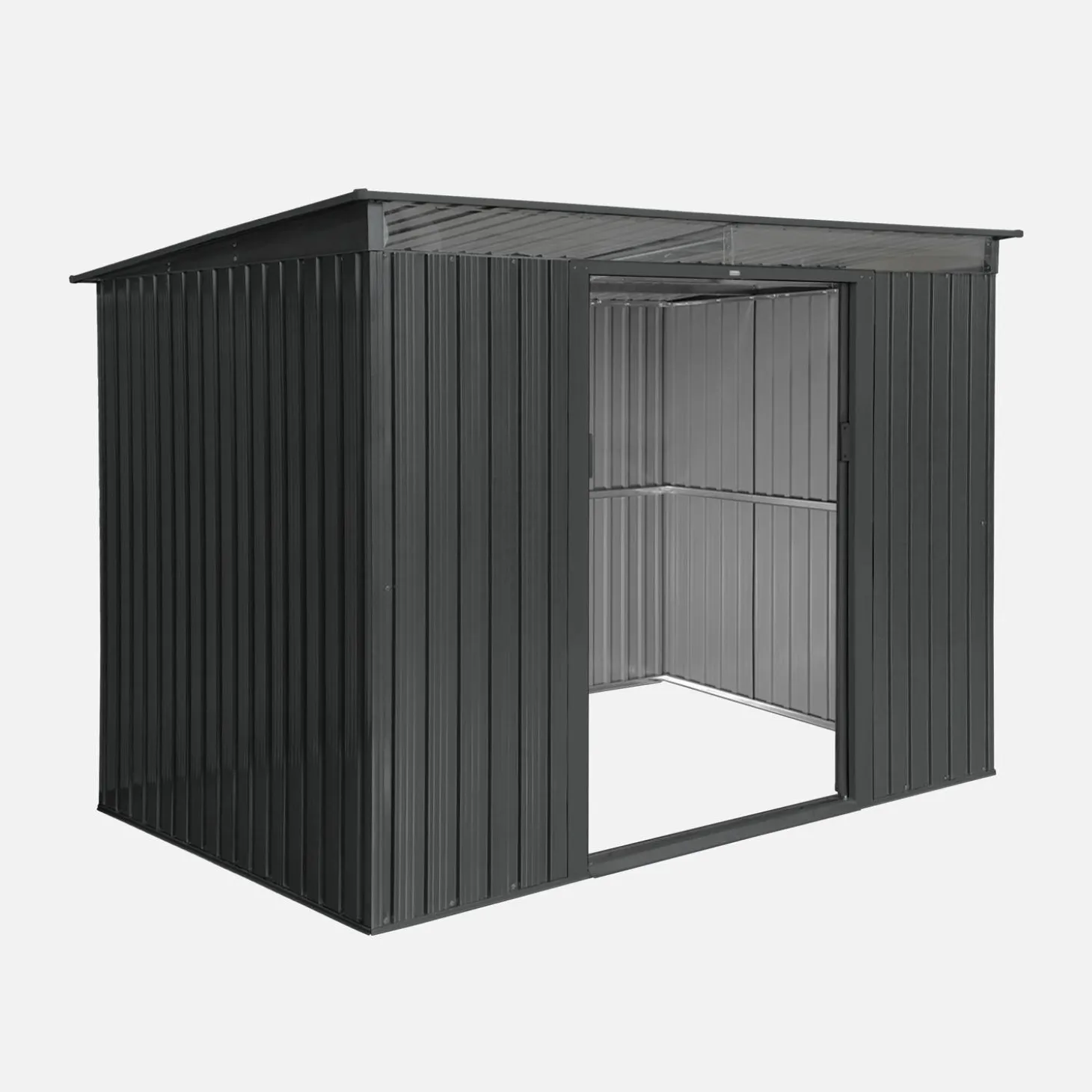 Metal garden shed 4.85m2 with skylight