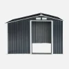 Metal garden shed 5.42 m² with storage space, wood shed