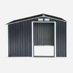 Metal garden shed 5.42 m² with storage space, wood shed