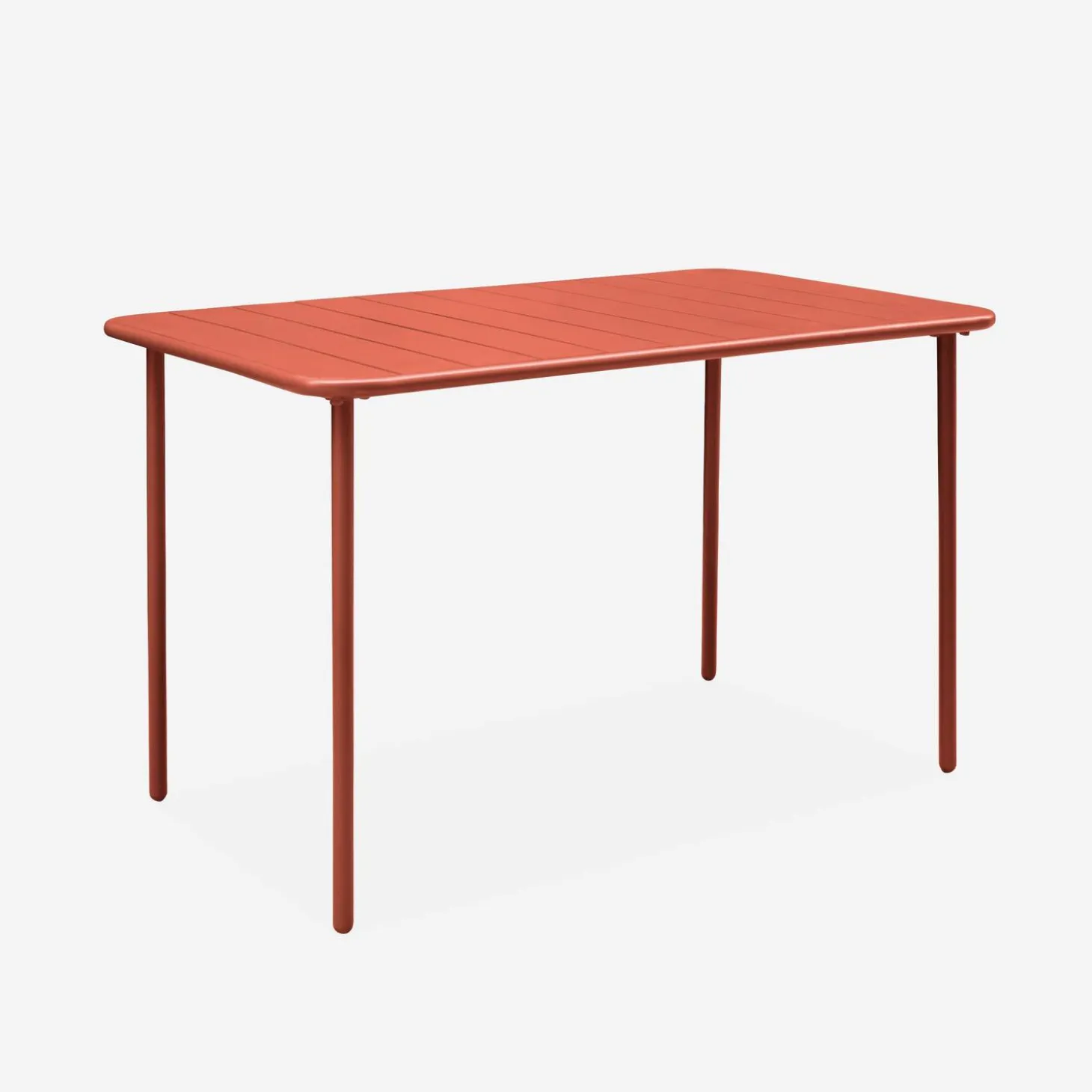 Metal garden table + 4 chairs