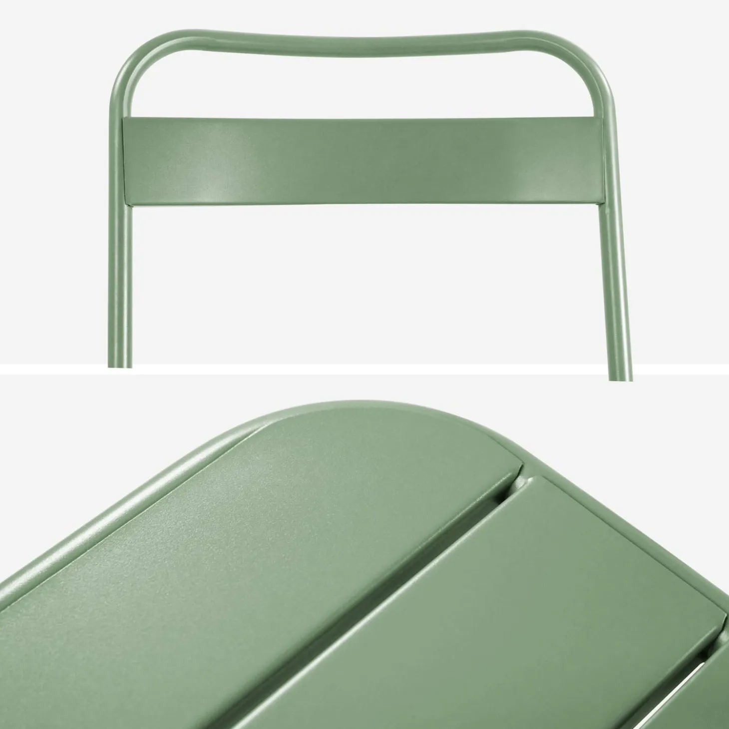 Metal garden table + 4 chairs