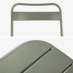 Metal garden table + 4 chairs