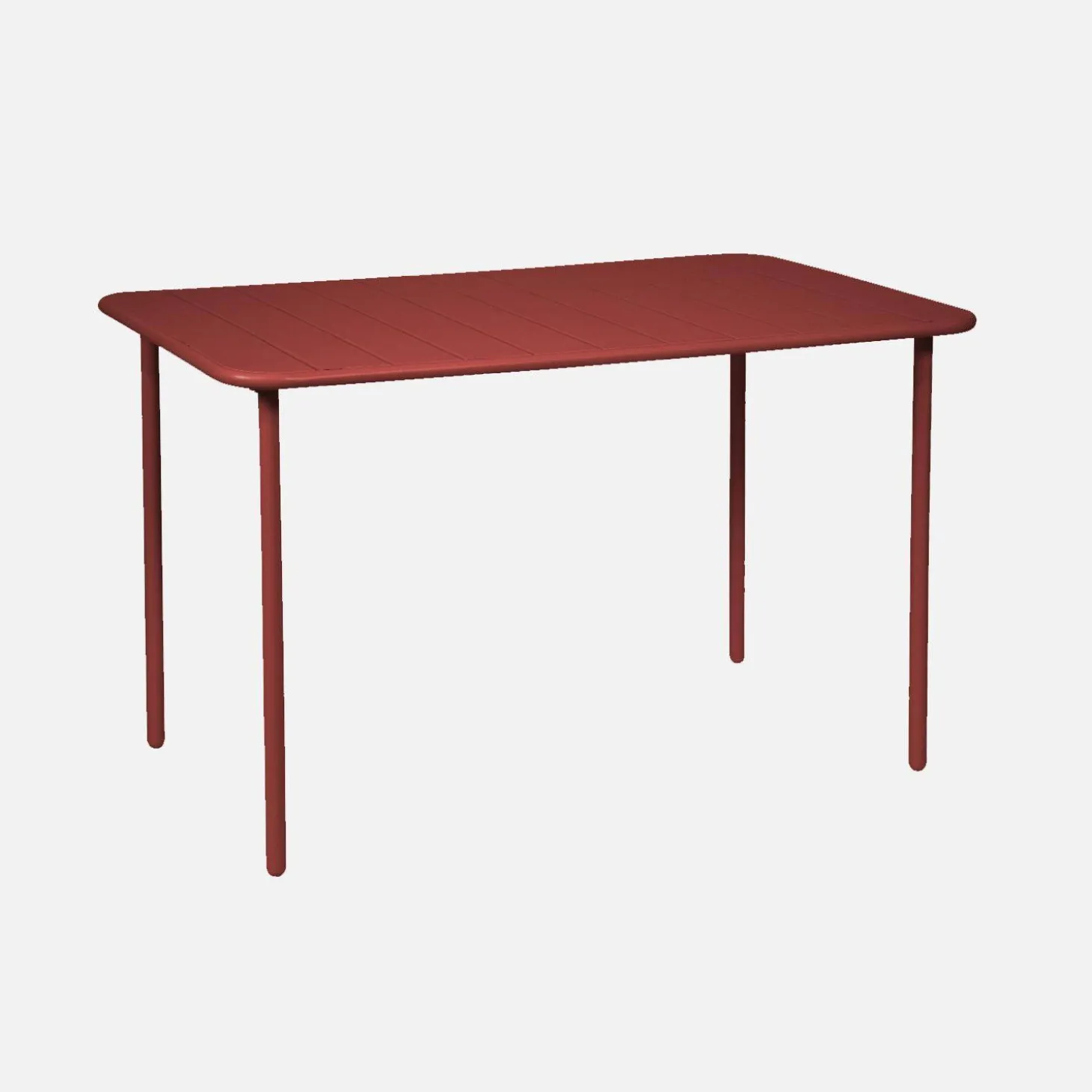 Metal garden table for 4 people