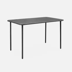 Metal garden table for 4 people