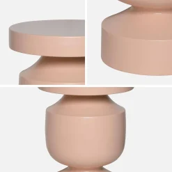 Metal side table