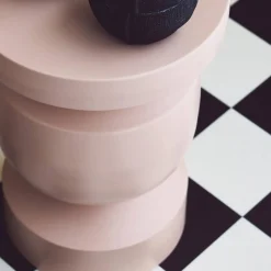 Metal side table