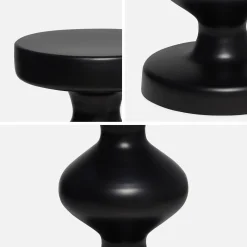 Metal side table