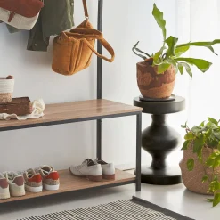 Metal side table