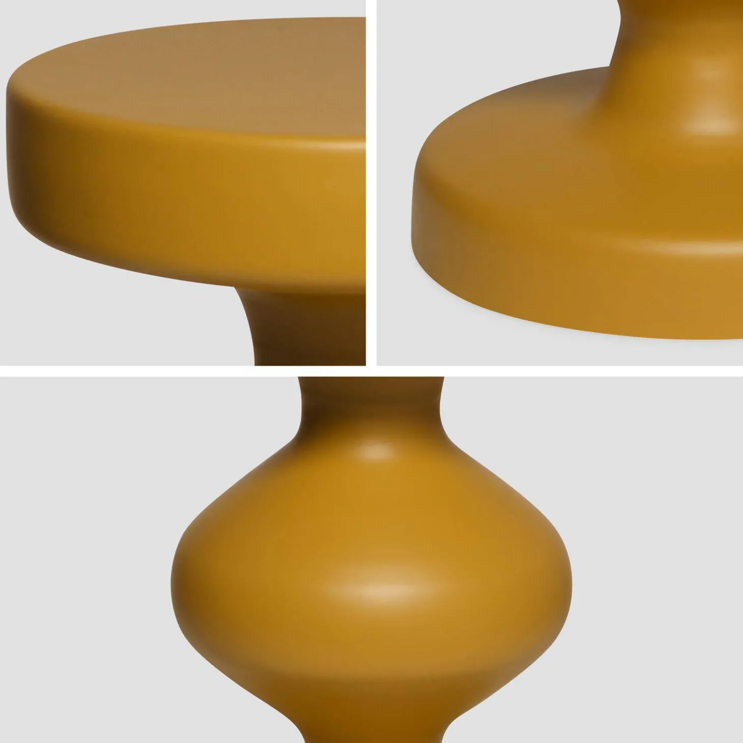 Metal side table