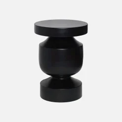 Metal side table