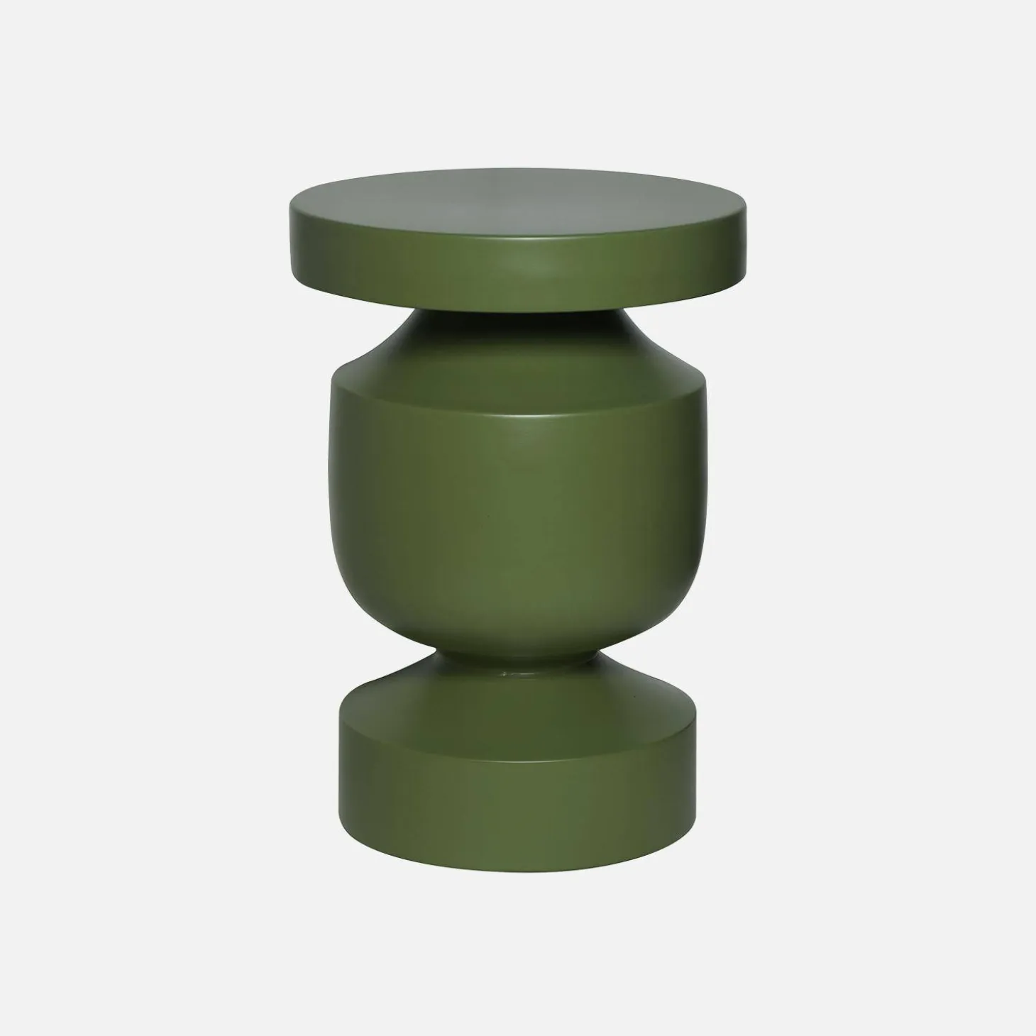 Metal side table