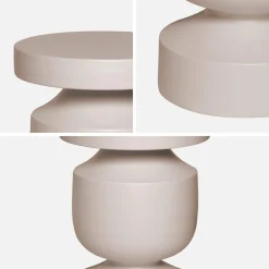 Metal side table