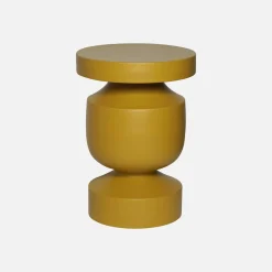 Metal side table